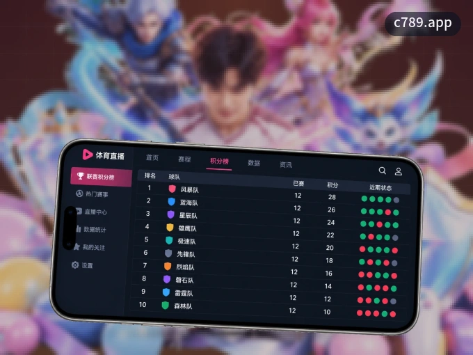 c789.app APP，随时掌握比赛进程